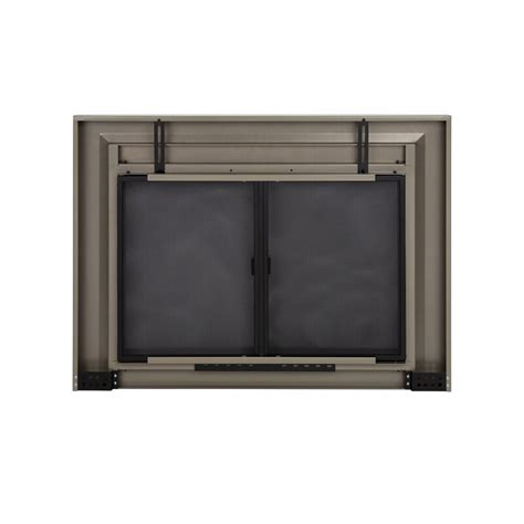 abdala cabinet style steel fireplace doors|Ebern Designs Abdal Cabinet Style Steel Fireplace Doors.